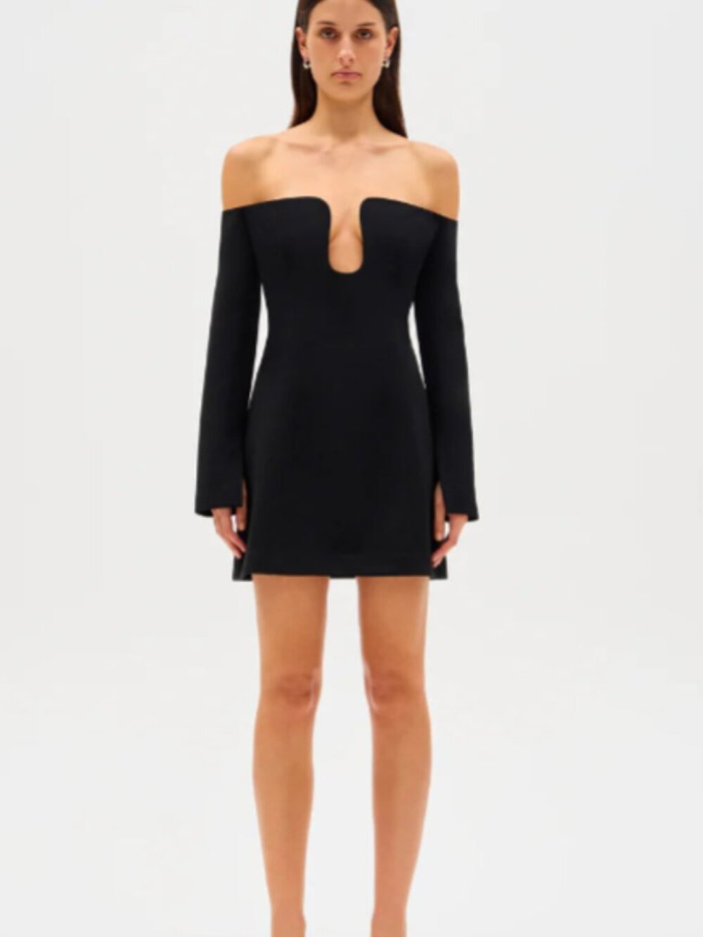 Misha Tiaan Crepe Mini Dress
